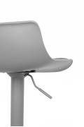 Krzesło barowe SNAP BAR TAP regulowane szare - King Home