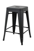 Krzesło barowe TOWER 66 czarne - King Home