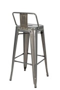 Krzesło barowe TOWER BACK 66 metal - King Home