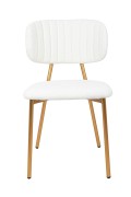 Krzesło FABIOLA BOUCLE białe - King Home