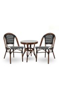 Krzesło CAFE PARIS brązowe rattan - King Home