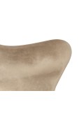 Fotel EGG SZEROKI VELVET khaki - King Home