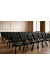 Krzesło bankietowe / konferencyjne SAMOS czarne - King Home