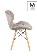 MODESTO krzesło KLIPP VELVET khaki - Modesto Design