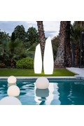 NEW GARDEN lampa ogrodowa FREDO 170 BATTERY biała - New Garden