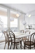 Lampa wisząca EYE 4 biała - LED, aluminium - King Home