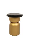 Stolik LEONARDO czarny / złoty - MaMaison