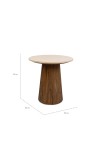 MaMaison stolik ARGENTINA marmur / drewno - King Home