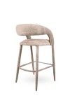 Krzesło barowe IRIS beżowe - MaMaison