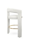 Krzesło barowe LOGAN białe - MaMaison