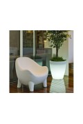 NEW GARDEN fotel ARUBA SOLAR & BATTERY biały - New Garden