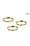 Lampa wisząca RING 40 + 40 + 40 złota na jednej podsufitce - Moosee