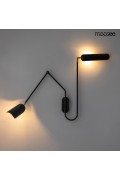 MOOSEE lampa ścienna TENTA czarna - Moosee