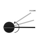 MOOSEE lampa ścienna HORIZON czarna - Moosee