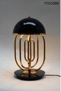 MOOSEE lampa stołowa BOTTEGA złota / czarna - Moosee