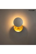 MOOSEE lampa ścienna ECLISE złota / biała - Moosee