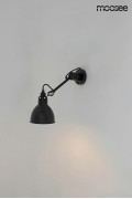 MOOSEE lampa ścienna FRANK czarna - Moosee