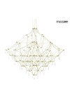 Lampa wisząca CONSTELATION 120 GOLD - LED, stal szczotkowana - Moosee