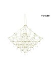 Lampa wisząca CONSTELATION 77 GOLD - LED, stal szczotkowana - Moosee
