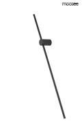 MOOSEE lampa ścienna OMBRE 120 czarna - Moosee