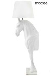 Lampa podłogowa KOŃ HORSE STAND M biała - włókno szklane - Moosee