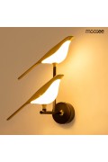 MOOSEE lampa ścienna BIRD TWIN złota - Moosee