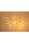 Lampa wisząca MIKADO M złota - Moosee