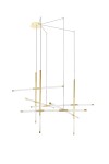 Lampa wisząca MIKADO M złota - Moosee