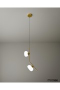 MOOSEE lampa wisząca RUGIA złota - Moosee