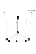 MOOSEE lampa wisząca OCTO 5 czarna - Moosee