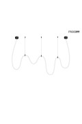 MOOSEE lampa wisząca LASSO 600 Smart czarna - Moosee