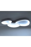 Lampa sufitowa / plafon CELLS 3 biała - Moosee
