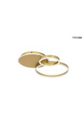 MOOSEE lampa sufitowa / plafon RINGS 3 złota - Moosee