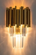 MOOSEE lampa ścienna IMPERIAL WALL GOLD - stal, kryształ - Moosee