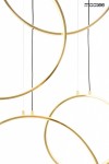 Lampa wisząca CIRCULO SIX złota - Moosee