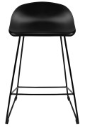 Krzesło barowe ROLF czarne 76 - King Home