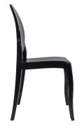 Krzesło ELIZABETH czarne - poliwęglan - King Home