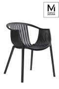 MODESTO krzesło SOHO czarne - polipropylen - Modesto Design