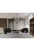 MODESTO stołek TAMBURO czarny - polipropylen - Modesto Design