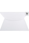 MODESTO stołek TAMBURO biały - polipropylen - Modesto Design