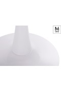 MODESTO stół TULIP FI 90 biały - MDF, podstawa metalowa - Modesto Design