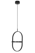 Lampa wisząca SPINNER MINI 26 czarna - LED, aluminium - King Home