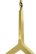 Lampa wisząca CANDELABR 14 złota - aluminium, szkło - King Home