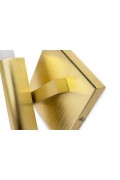 Lampa ścienna CANDELABR WALL złota - aluminium, szkło - King Home