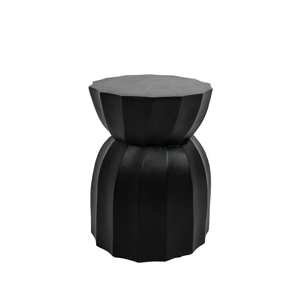 Stolik ROLLING czarny / drewno - MaMaison