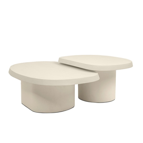 Zestaw stolików kawowych OTTO beżowy - MaMaison