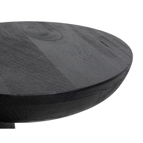 Stolik ELIAS czarny / drewno - MaMaison