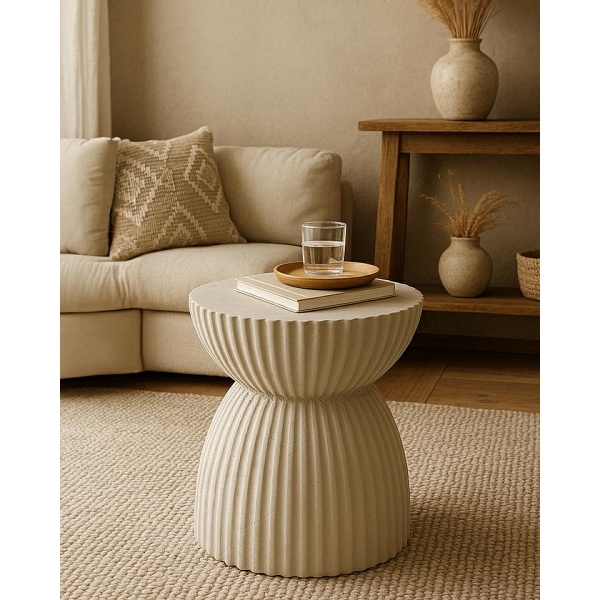 Stolik TURNO beżowy - MaMaison