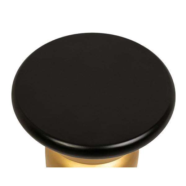 Stolik LEONARDO czarny / złoty - MaMaison