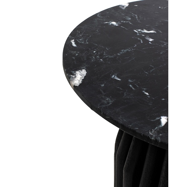 Stolik LEVANTE czarny marmur / drewno - MaMaison